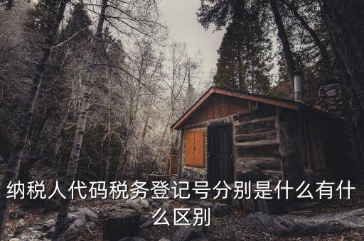 關(guān)注成都稅務號是什么意思，納稅人代碼稅務登記號分別是什么有什么區(qū)別