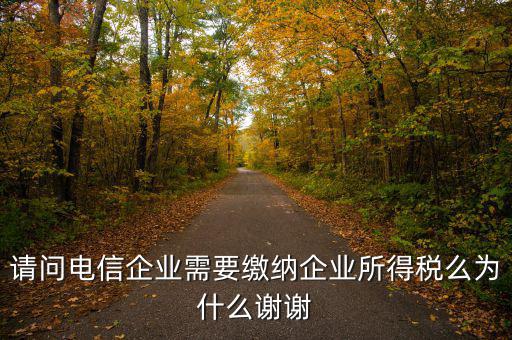 電信服務(wù)交什么稅，請問電信企業(yè)需要繳納企業(yè)所得稅么為什么謝謝