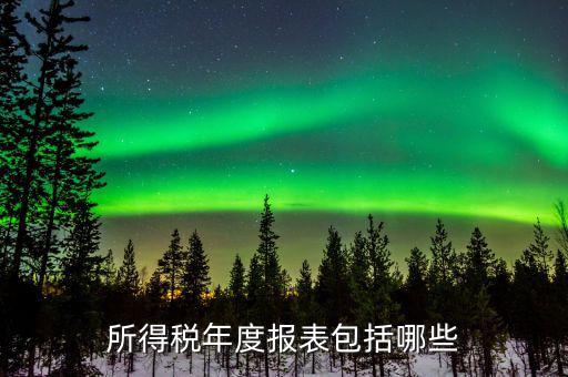 報稅的年度報表是什么，什么是年度報表