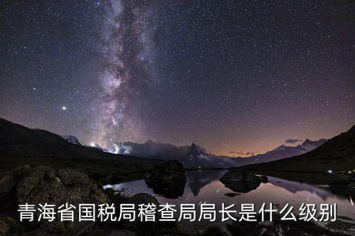 青海省國稅局稽查局局長(zhǎng)是什么級(jí)別