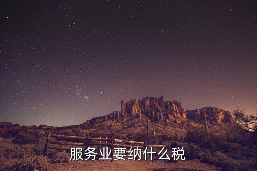 服務(wù)業(yè)開票都繳什么稅，服務(wù)業(yè)應(yīng)繳那些稅