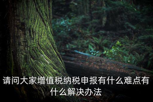 納稅人辦稅的難點堵點痛點是什么，企業(yè)增值稅納稅籌劃研究過程中有哪些難點
