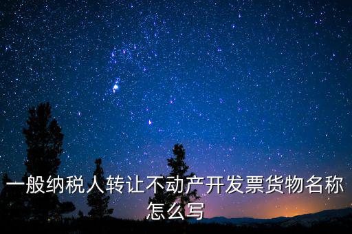 銷售不動產(chǎn)開票名稱寫什么，銷售不動產(chǎn)增值稅普通發(fā)票怎樣填寫