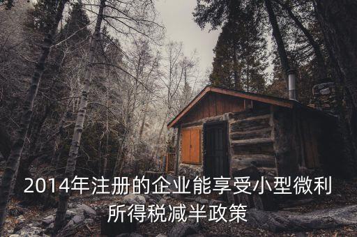2014如何微利減免，2014企業(yè)所得稅季度預(yù)繳納稅申報(bào)表A類中小微企業(yè)減免部份如何