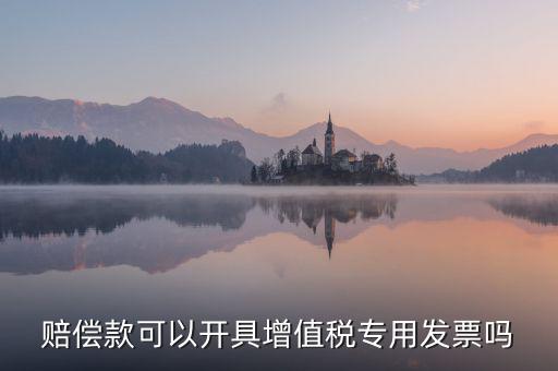 收客戶賠償金如何開(kāi)票，賠償款可以開(kāi)具增值稅專用發(fā)票嗎