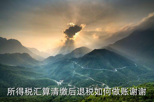 匯算清繳退稅如何做賬，匯算清繳退稅如何賬務處理