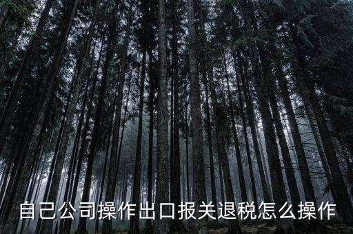 如何根據(jù)報關(guān)單退稅，報關(guān)到退稅的流程是怎樣的