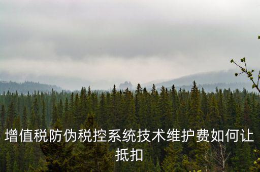 稅控維護(hù)費(fèi)如何抵稅，稅控維護(hù)費(fèi)抵扣問(wèn)題