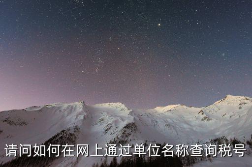 企業(yè)稅號(hào)如何查詢系統(tǒng)，怎么在網(wǎng)上查企業(yè)稅號(hào)