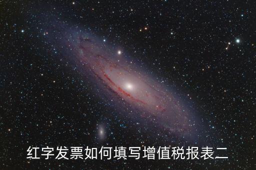 紅字發(fā)票國稅如何申報表，紅字發(fā)票如何填寫增值稅報表二