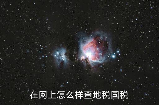 如何查國地稅是否正常，在網(wǎng)上怎么樣查地稅國稅