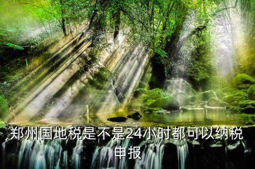 鄭州如何進(jìn)行地稅網(wǎng)上申報(bào)，鄭州國(guó)地稅是不是24小時(shí)都可以納稅申報(bào)