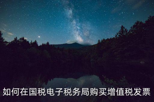 電子稅務(wù)局如何繳銷發(fā)票，如何在國(guó)稅電子稅務(wù)局購買增值稅發(fā)票