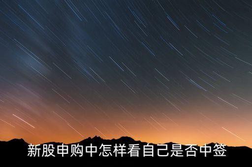 2016年新股怎么看中沒(méi)中,新股開獎(jiǎng)后公布中獎(jiǎng)率及詳情