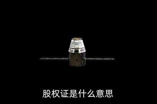 什么是權(quán)證，股權(quán)證是什么意思