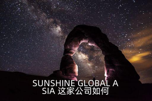 永信亞洲有限公司主要業(yè)務是什么，SUNSHINE GLOBAL ASIA 這家公司如何