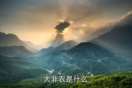大非農(nóng)是什么，什么是非農(nóng)行情大非農(nóng)又是什么意思