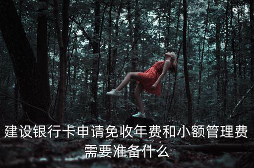 銀行卡申請免年費(fèi)需要攜帶什么，建設(shè)銀行卡申請免收年費(fèi)和小額管理費(fèi)需要準(zhǔn)備什么