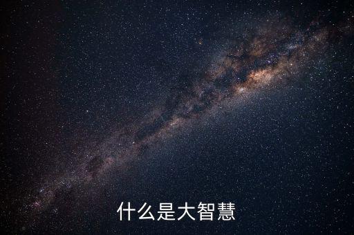 什么是大智慧銀，什么是大智慧