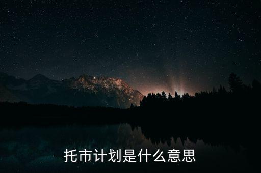 托市糧什么意思，托市計(jì)劃是什么意思