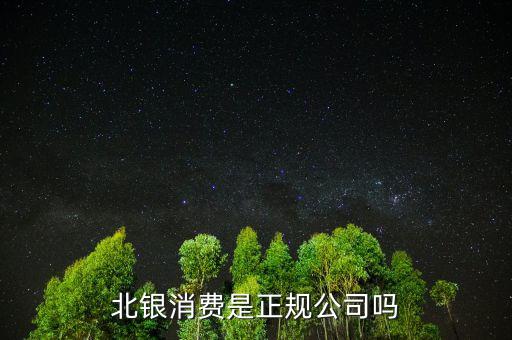 北銀和興宏什么關(guān)系，北銀消費(fèi)是正規(guī)公司嗎