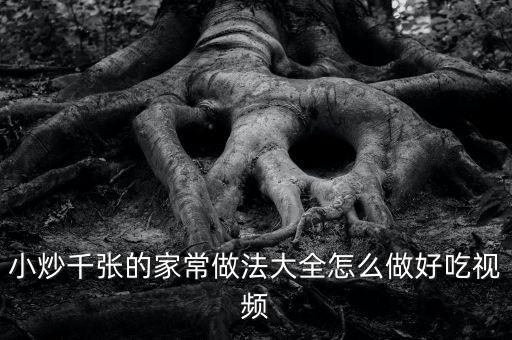炒什么張，河南飯館的炒千張是什么