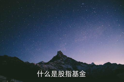 股指基金是什么，什么是股指基金