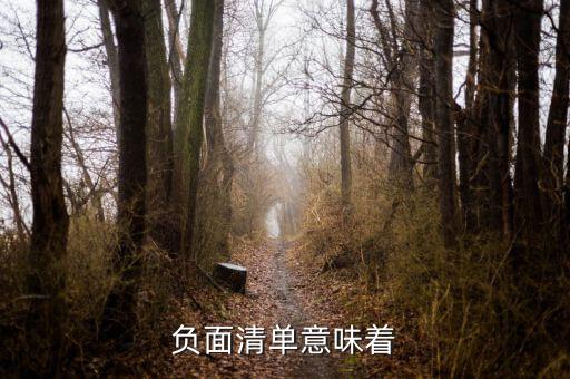 負面清單什么意思，煙草專賣行政許可負面清單什么意思