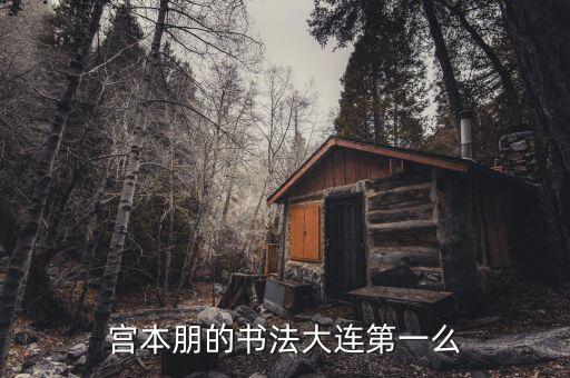 80后書(shū)法家叫什么，宮本朋的書(shū)法大連第一么