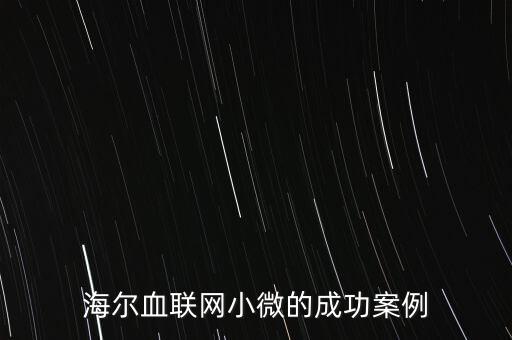 什么海爾小微，海爾小微公司簽合同沒有海爾倆字