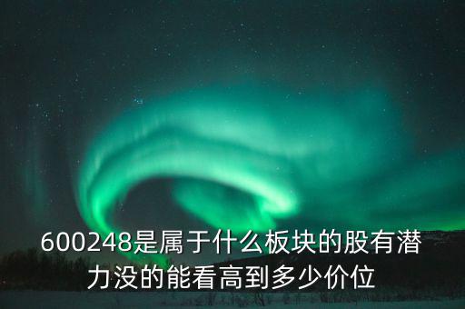 川儀股份是什么板塊，600248是屬于什么板塊的股有潛力沒的能看高到多少價(jià)位