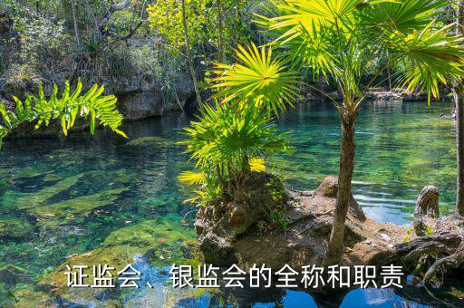  證監(jiān)會、銀監(jiān)會的全稱和職責