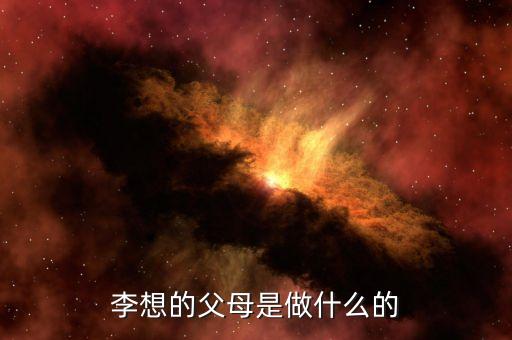 李想顯卡之家是做什么的，李想的父母是做什么的