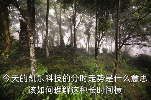 今天的凱樂科技的分時(shí)走勢(shì)是什么意思該如何理解這種長(zhǎng)時(shí)間橫