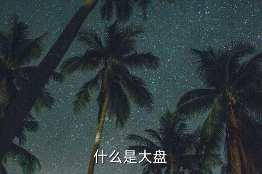 股票的大盤是什么，什么是大盤