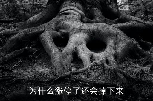 為什么股票漲停會往下掉，股票漲停怎么還會跌下來