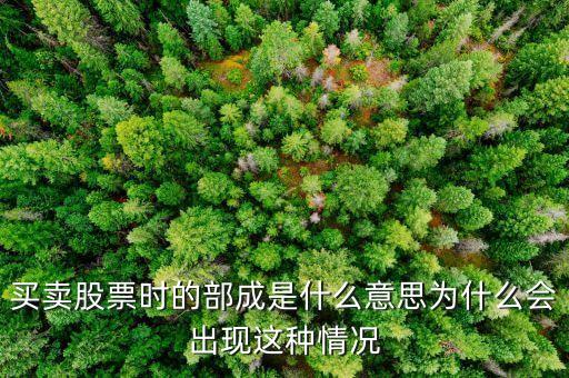 買(mǎi)入部成是什么意思，股市中部成是什么意思