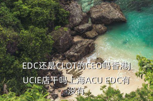 揚(yáng)杰電子董事長(zhǎng)梁勤以前干什么的，EDC還是CLOT的CEO嗎香港JUCIE店干嗎上海ACU EDC有沒(méi)有