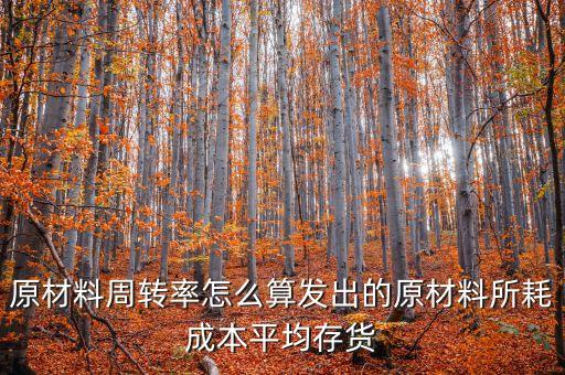 材料周轉(zhuǎn)率是什么，90原材料周轉(zhuǎn)率周轉(zhuǎn)天數(shù) 什么意思