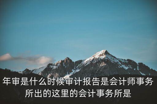 年度審計(jì)報(bào)告什么時候，企業(yè)財(cái)務(wù)年度審計(jì)報(bào)告什么時候 有沒有規(guī)定性文件