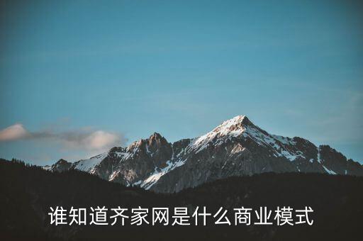 齊家網(wǎng)盈利模式是什么，齊家網(wǎng)是以什么方式成為行業(yè)大佬的有人可以簡單闡述一下嗎  搜