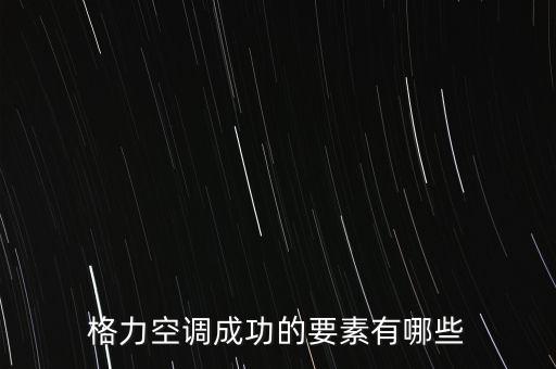 格力電器成功實(shí)行專(zhuān)業(yè)化戰(zhàn)略的因素是什么，格力空調(diào)成功的要素有哪些
