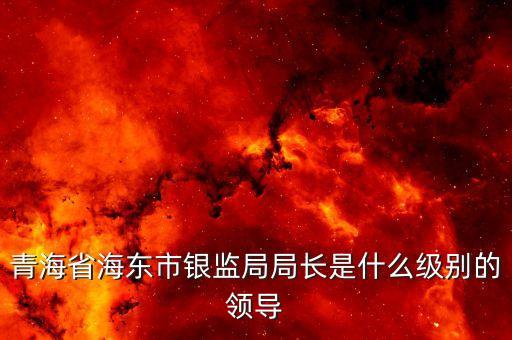 保監(jiān)會(huì)主席什么級(jí)別，青海省海東市銀監(jiān)局局長(zhǎng)是什么級(jí)別的領(lǐng)導(dǎo)