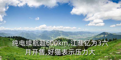 純電續(xù)航超600km,江淮釔為3六月開(kāi)售,好貓表示壓力大